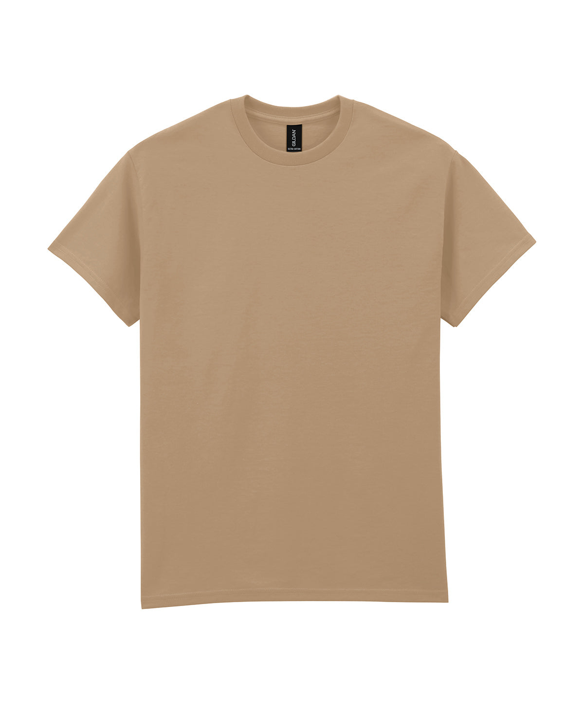 Tryck din logga på T-shirts från Gildan - Anpassa (3GD002) Ultra Cotton t-shirt för vuxna i färgen Tan för företag, föreningar och privatpersoner