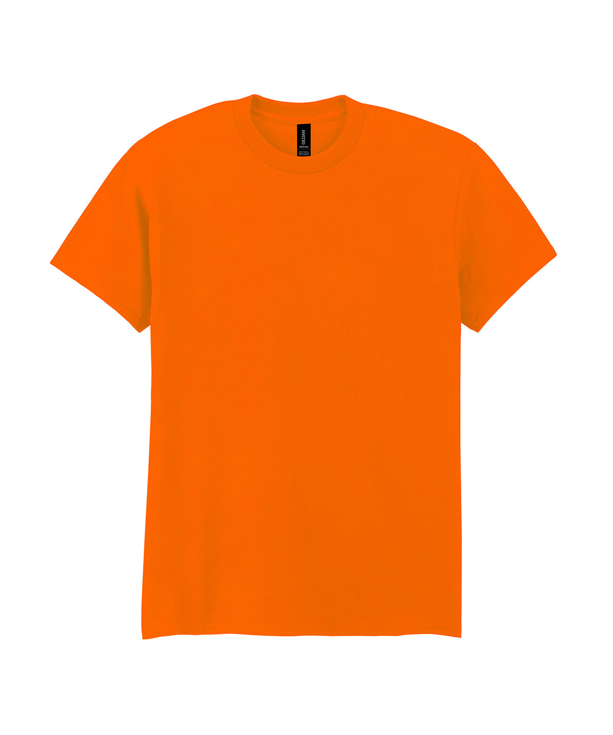 Tryck din logga på T-shirts från Gildan - Anpassa (GD020) T-shirt i DryBlend i färgen Neon orange för företag, föreningar och privatpersoner