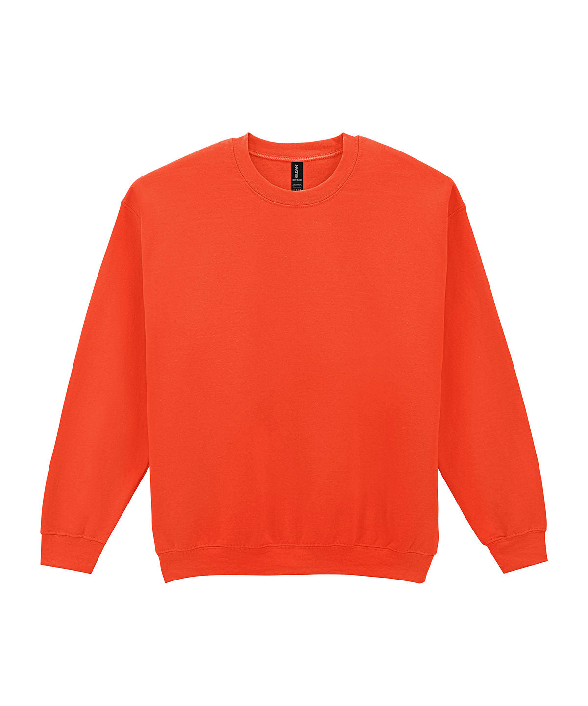 Tryck din logga på Sweatshirts från Gildan - Anpassa (2GD056) Sweatshirt med rund hals för vuxna i Heavy Blend i färgen Mellan Orange för företag, föreningar och privatpersoner