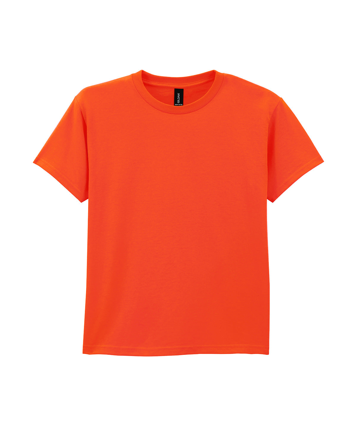 Tryck din logga på T-shirts från Gildan - Anpassa (2GD05B) Ungdoms t-shirt i kraftig bomull i färgen Mellan Orange för företag, föreningar och privatpersoner