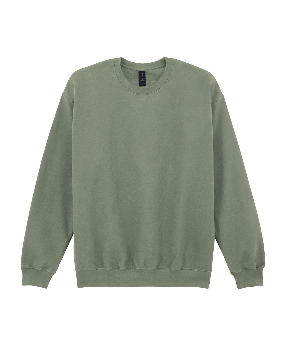 Tryck din logga på Sweatshirts från Gildan - Anpassa (2GD066) Rund hals i Softstyle midweight fleece för vuxna i färgen Mellan grön för företag, föreningar och privatpersoner