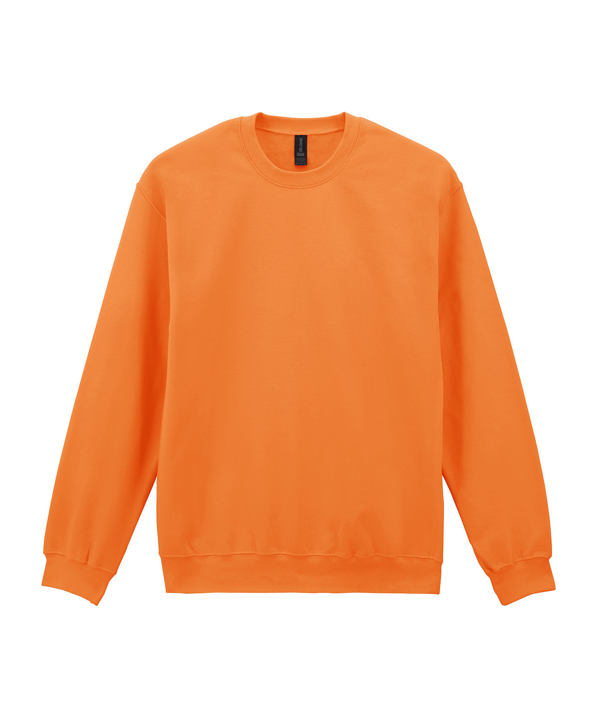 Tryck din logga på Sweatshirts från Gildan - Anpassa (2GD066) Rund hals i Softstyle midweight fleece för vuxna i färgen Mellan Orange för företag, föreningar och privatpersoner