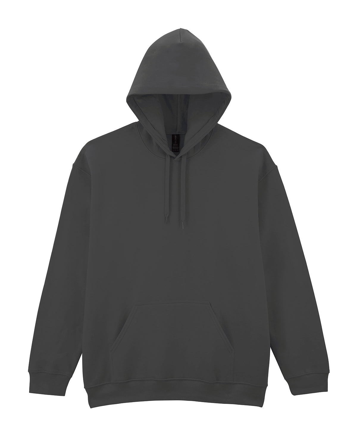 Tryck din logga på Hoodies från Gildan - Anpassa (4GD067) Softstyle midweight fleece hoodie för vuxna i färgen Svart för företag, föreningar och privatpersoner