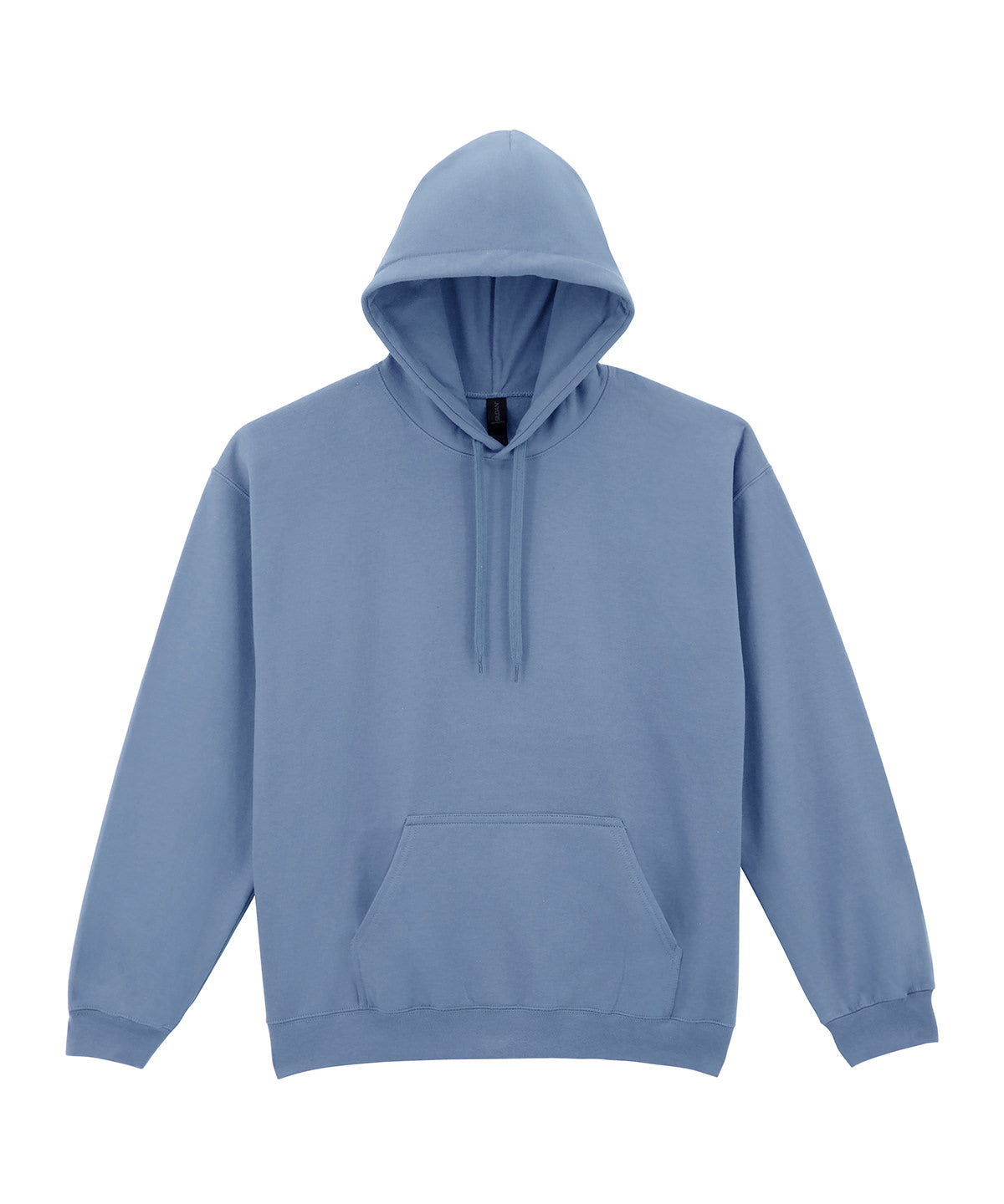 Tryck din logga på Hoodies från Gildan - Anpassa (4GD067) Softstyle midweight fleece hoodie för vuxna i färgen Mellanblå för företag, föreningar och privatpersoner