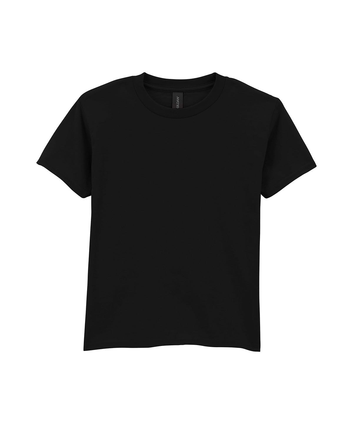 Tryck din logga på T-shirts från Gildan - Anpassa (GD24B) Softstyle midweight t-shirt för ungdomar i färgen Svart för företag, föreningar och privatpersoner