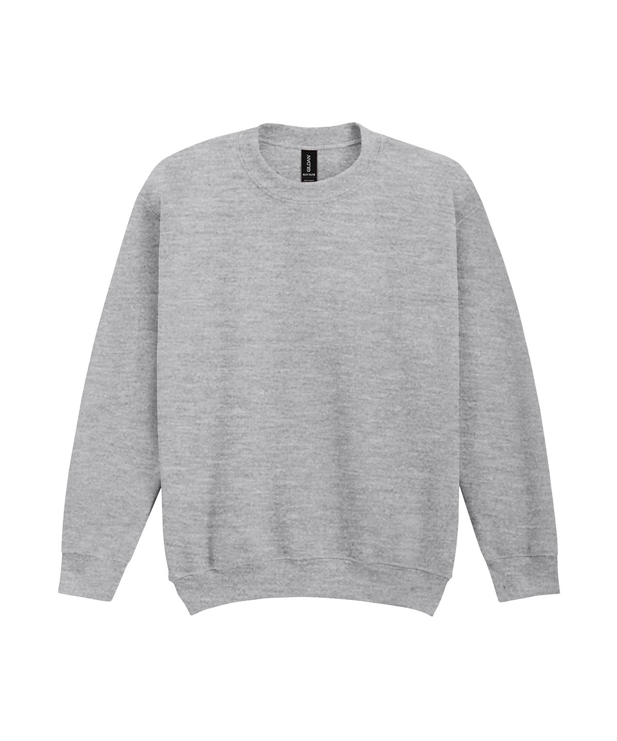 Tryck din logga på Sweatshirts från Gildan - Anpassa (GD56B) Sweatshirt med rund hals för ungdomar i Heavy Blend i färgen Ljunggrå för företag, föreningar och privatpersoner