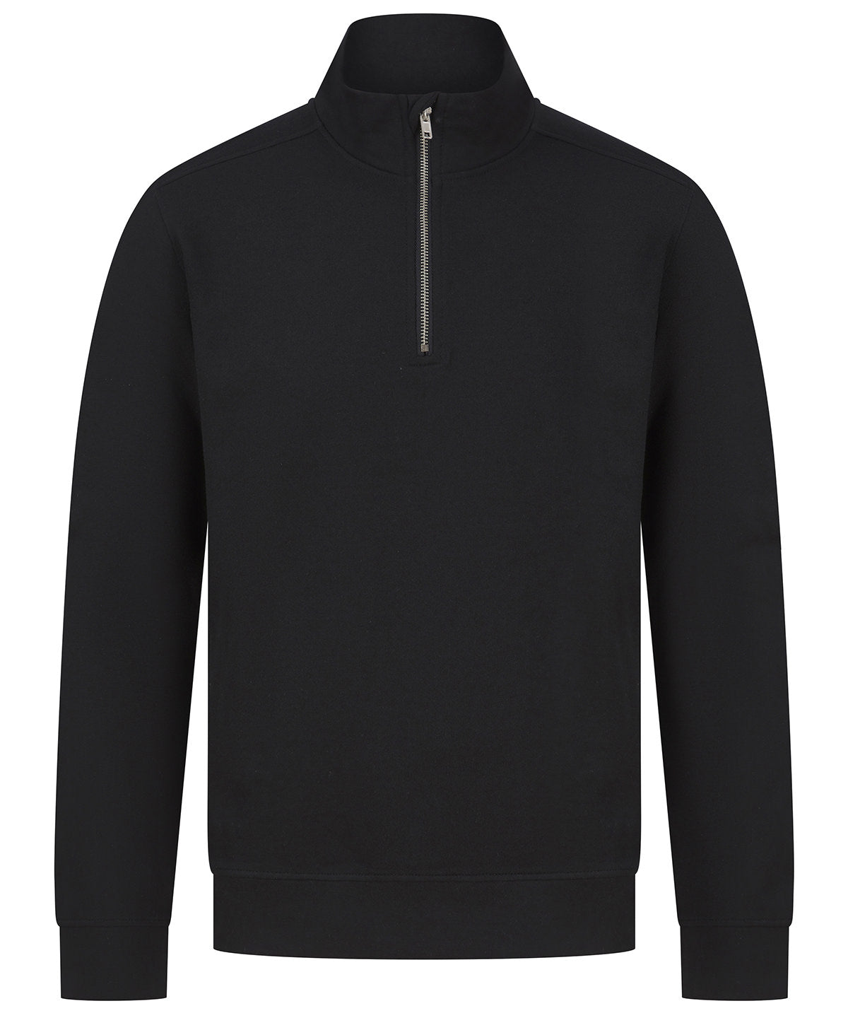 Tryck din logga på Sweatshirts från Henbury - Anpassa (HB842) Unisex hållbar -zip sweatshirt i färgen Svart för företag, föreningar och privatpersoner