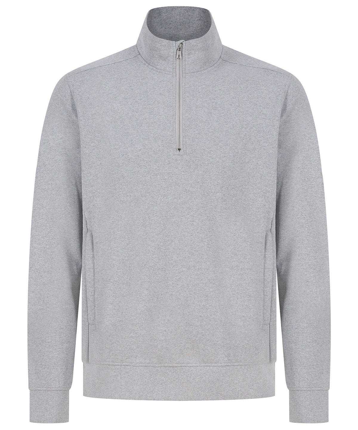 Tryck din logga på Sweatshirts från Henbury - Anpassa (HB842) Unisex hållbar -zip sweatshirt i färgen Ljunggrå för företag, föreningar och privatpersoner