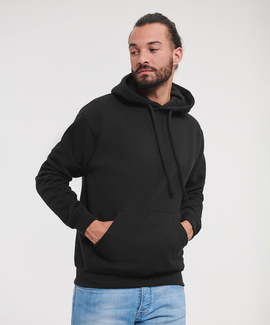 Tryck din logga på Hoodies från Russell Europe - Anpassa (J575M) Sweatshirt med huva i färgen för företag, föreningar och privatpersoner