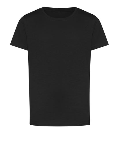 Tryck din logga på T-shirts från AWDis Just T's - Anpassa De 100 barnen T i färgen Svart för företag, föreningar och privatpersoner