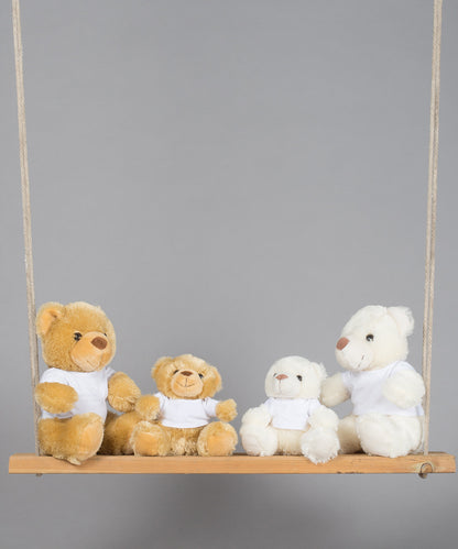 Tryck din logga på Mjukdjur från Mumbles - Anpassa Björn i t-shirt i färgen för företag, föreningar och privatpersoner