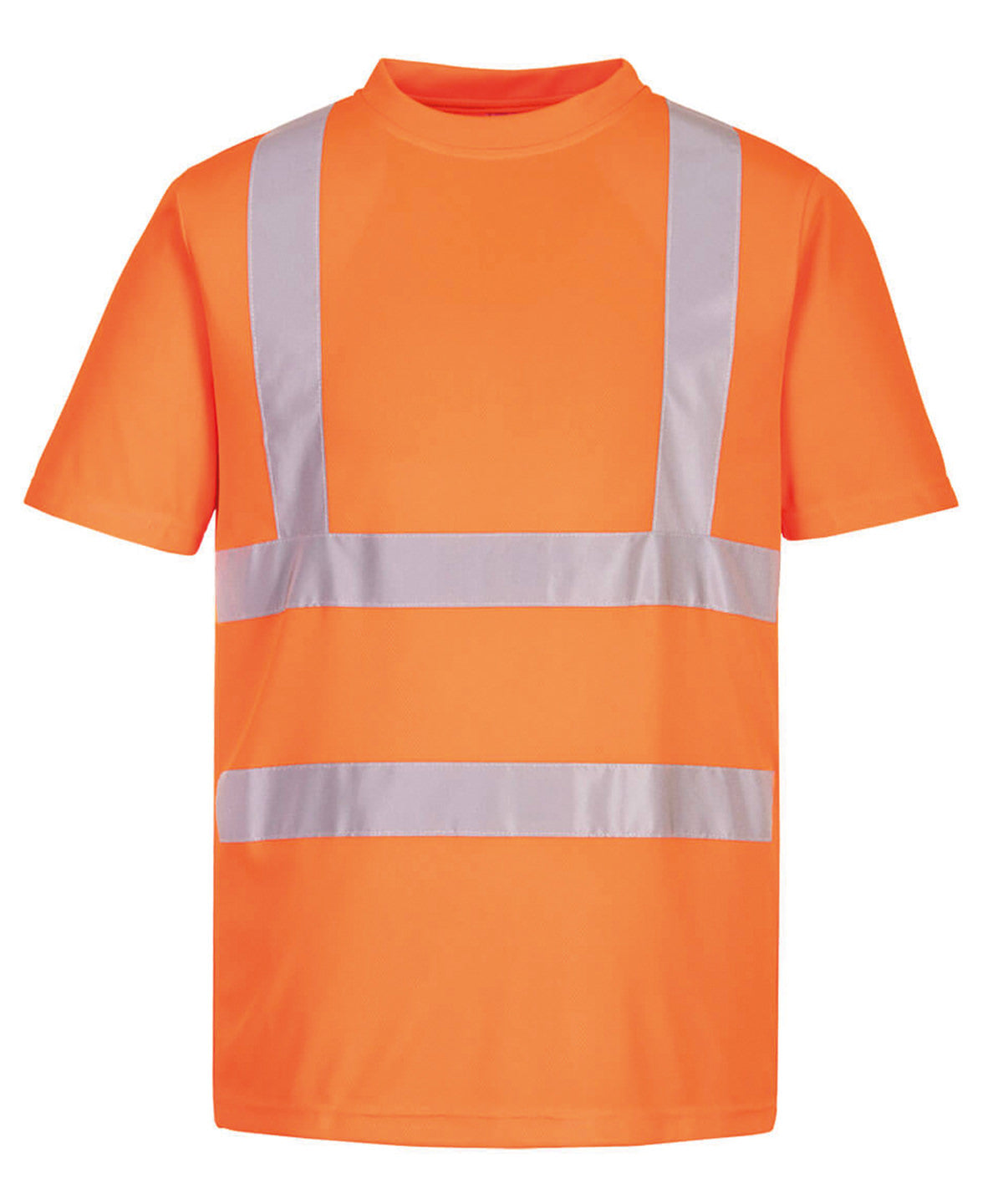 Tryck din logga på T-shirts från Portwest - Anpassa (PW411) Eco Hi-vis t-shirt i färgen Neon orange för företag, föreningar och privatpersoner