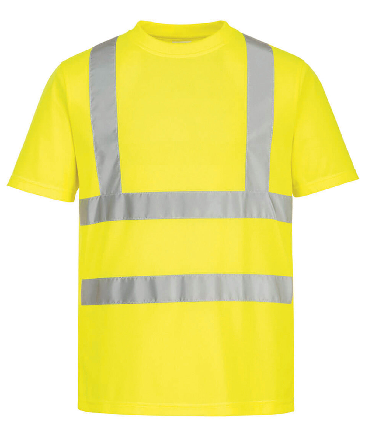 Tryck din logga på T-shirts från Portwest - Anpassa (PW411) Eco Hi-vis t-shirt i färgen Neon gul för företag, föreningar och privatpersoner