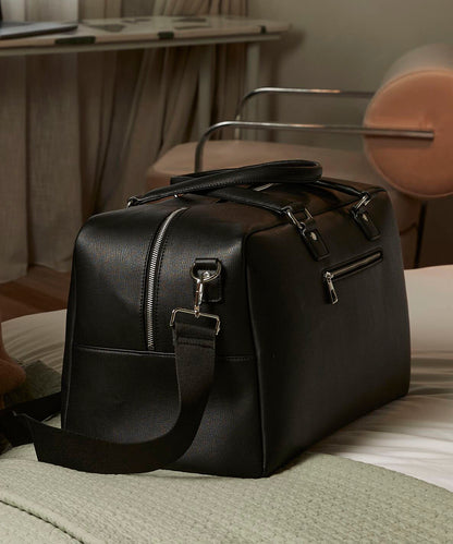 Tryck din logga på Väskor från Quadra - Anpassa Skräddarsydd lyxig PU-weekendväska i färgen för företag, föreningar och privatpersoner