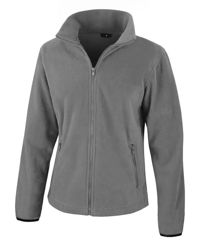 Tryck din logga på Fleece från Result Core - Anpassa Norse outdoor fleece för damer i färgen Mörkgrå för företag, föreningar och privatpersoner