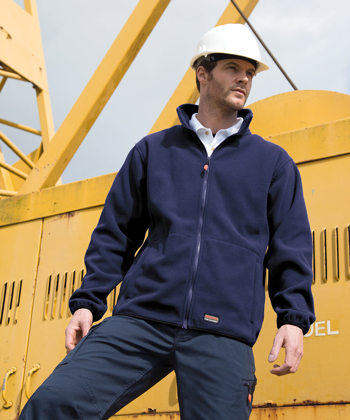 Tryck din logga på Fleece från Result Workguard - Anpassa (R330X) Work-Guard kraftig microfleece för hög belastning i färgen för företag, föreningar och privatpersoner