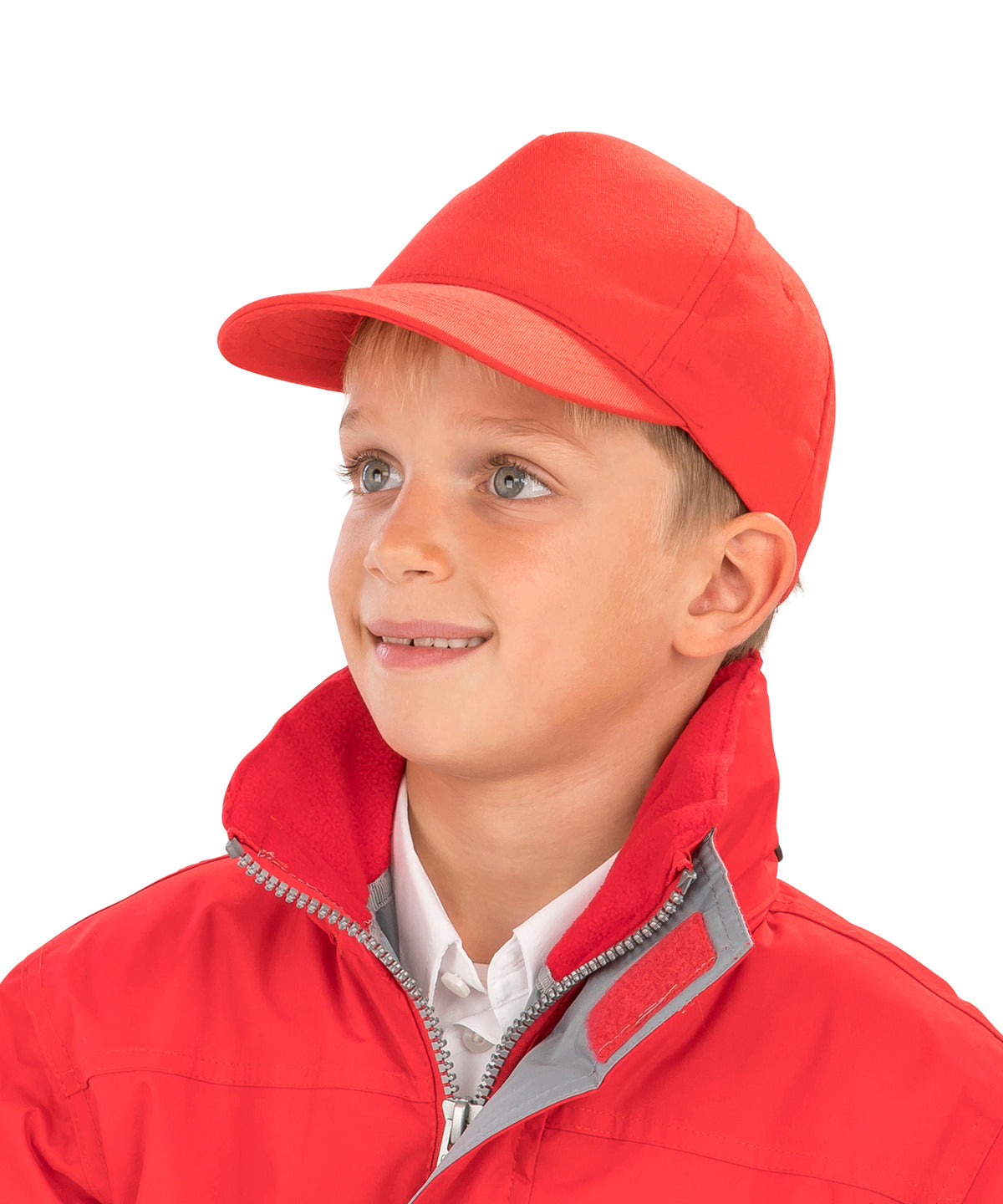 Tryck din logga på Kepsar från Result Headwear - Anpassa (RC84J) Boston junior 65/35 polycotton keps i färgen för företag, föreningar och privatpersoner