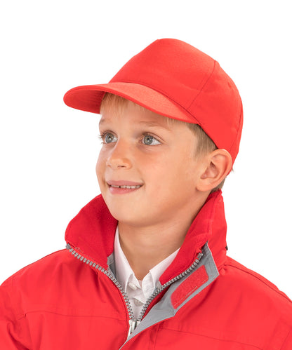 Tryck din logga på Kepsar från Result Headwear - Anpassa Boston junior 65/35 polycotton keps i färgen för företag, föreningar och privatpersoner
