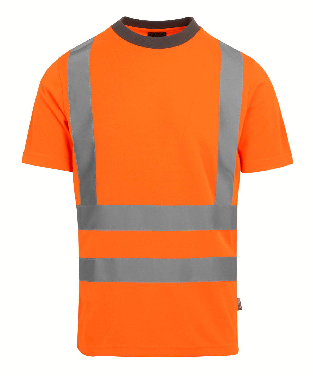 Tryck din logga på T-shirts från Regatta High Visibility - Anpassa (RG475) Hi-vis Pro kontrakts t-shirt i färgen Mellan Orange för företag, föreningar och privatpersoner