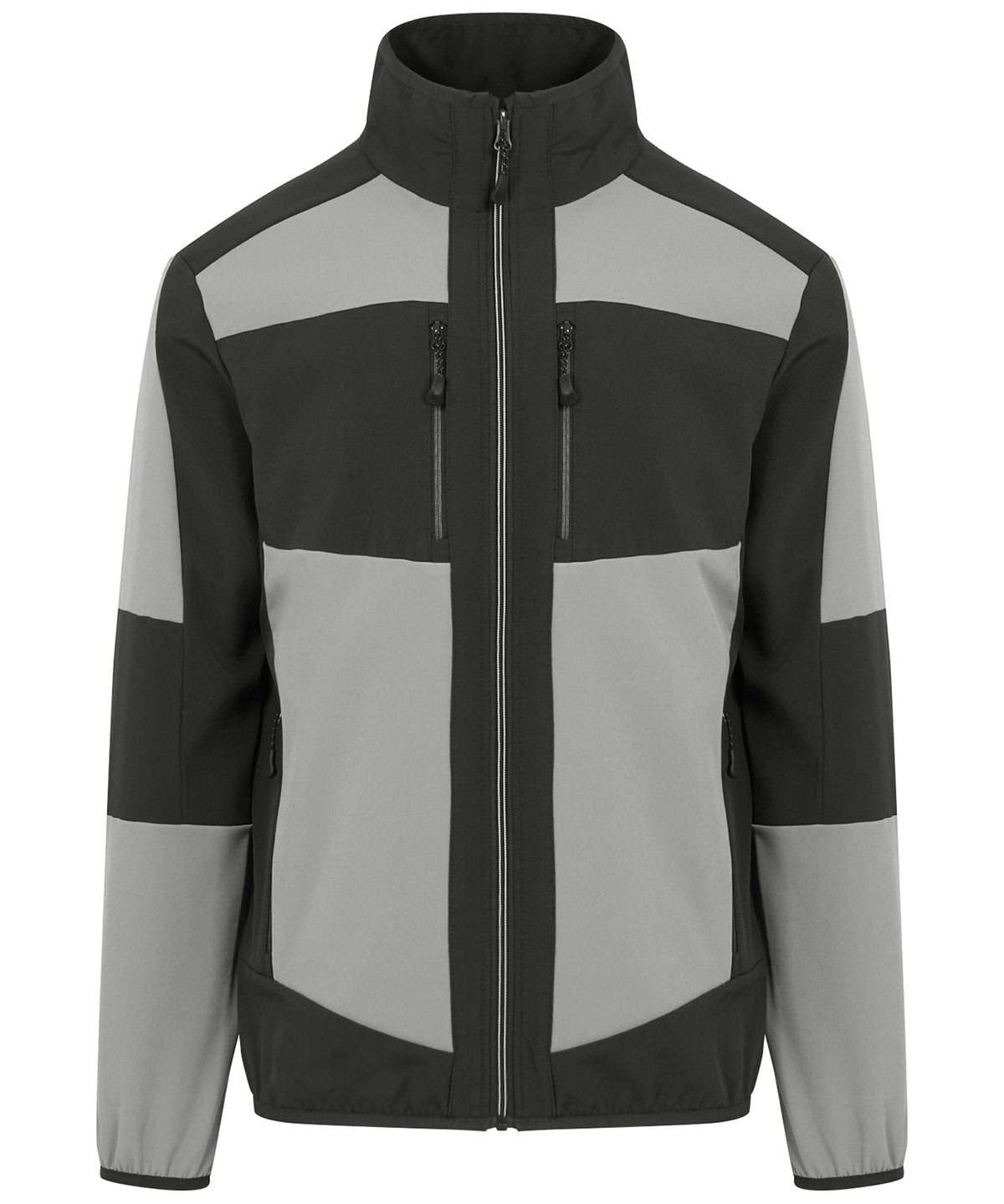 Tryck din logga på Softshelljackor från Regatta Professional - Anpassa E-Volve unisex 2-lagers softshelljacka i färgen Mellangrå för företag, föreningar och privatpersoner