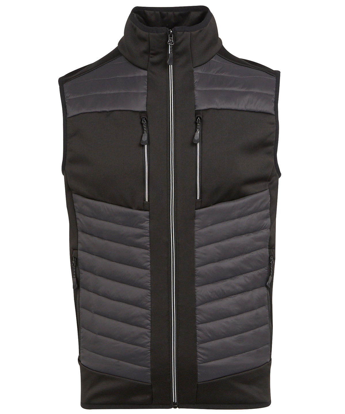 Tryck din logga på Termovästar från Regatta Professional - Anpassa (RG542) E-Volve unisex termisk hybrid bodywarmer i färgen Mörkgrå för företag, föreningar och privatpersoner