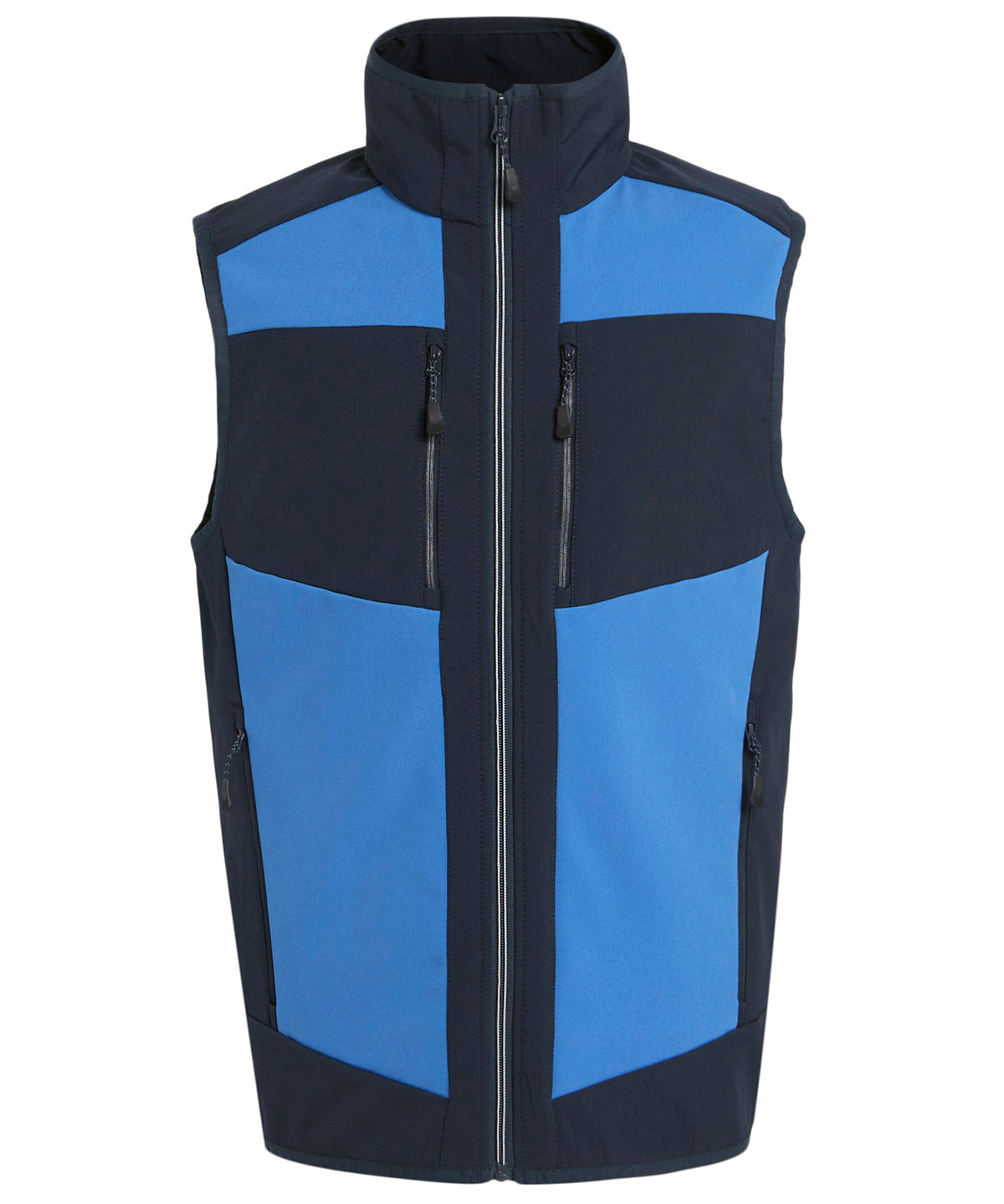 Tryck din logga på Termovästar från Regatta Professional - Anpassa (RG543) E-Volve unisex 2-lagers softshell-värmare för hela kroppen i färgen Mellanblå för företag, föreningar och privatpersoner