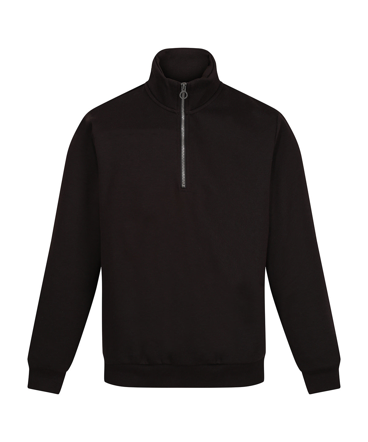 Tryck din logga på Sweatshirts från Regatta Professional - Anpassa (RG613) Pro -zip sweatshirt i färgen Svart för företag, föreningar och privatpersoner