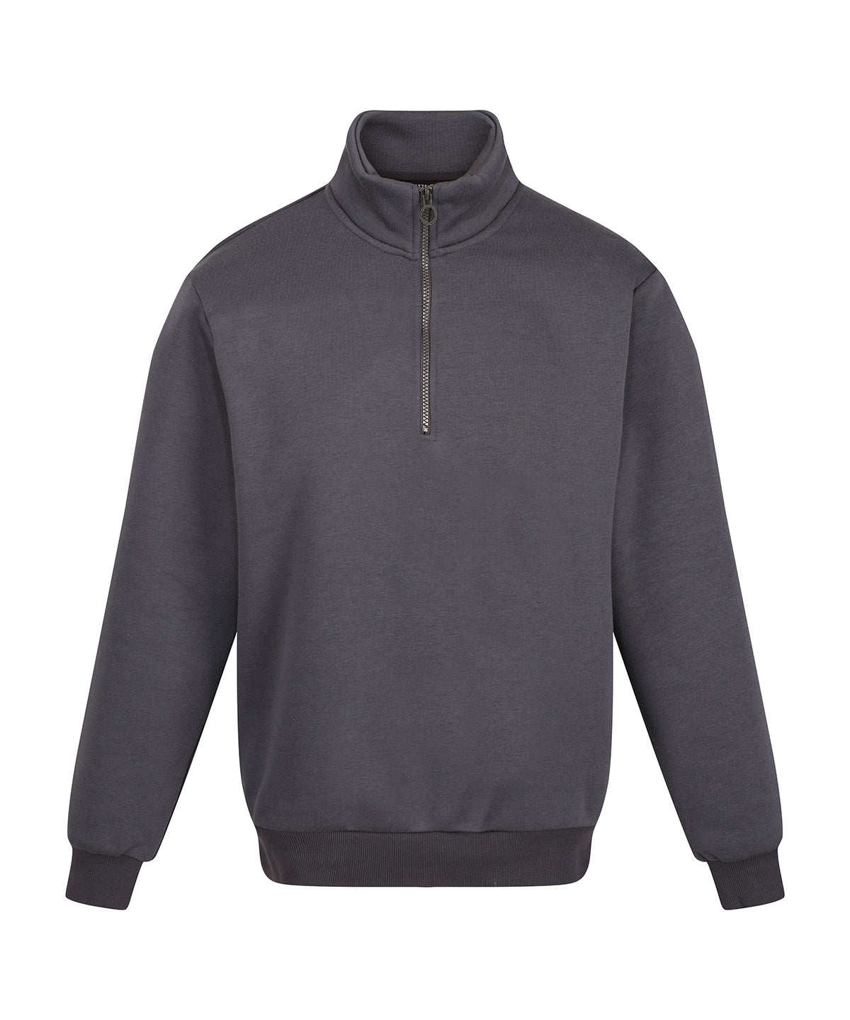 Tryck din logga på Sweatshirts från Regatta Professional - Anpassa (RG613) Pro -zip sweatshirt i färgen Mörkgrå för företag, föreningar och privatpersoner