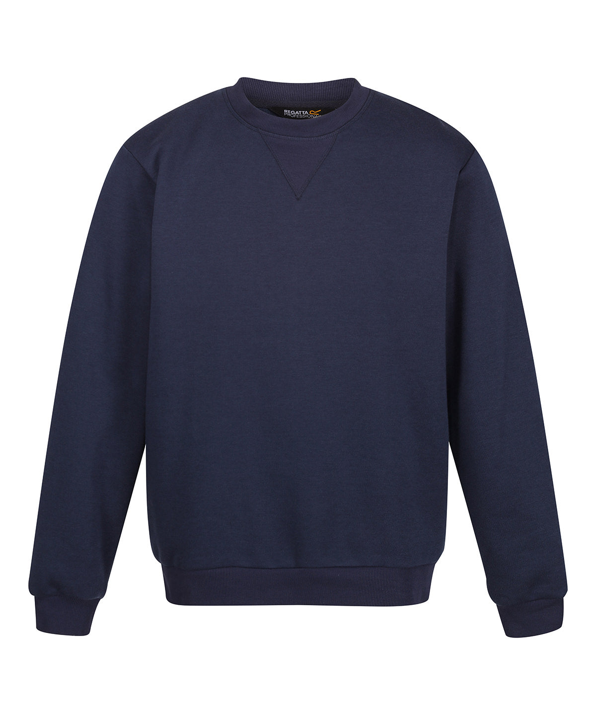 Tryck din logga på Sweatshirts från Regatta Professional - Anpassa (RG614) Pro sweatshirt med rund hals i färgen Marinblå för företag, föreningar och privatpersoner