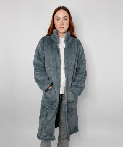 Tryck din logga på Klänningar från Ribbon - Anpassa Lyxig klänning med dragkedja i eskimofuskpäls i färgen för företag, föreningar och privatpersoner