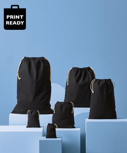 Tryck din logga på Väskor från Nutshell - Anpassa Packpåse i återvunnen bomull i färgen för företag, föreningar och privatpersoner