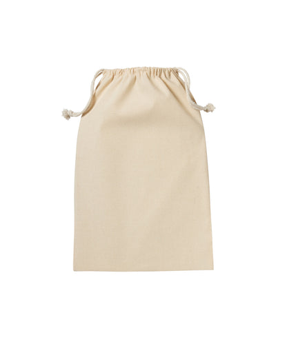 Tryck din logga på Väskor från Nutshell - Anpassa Packpåse i återvunnen bomull i färgen Naturligt för företag, föreningar och privatpersoner