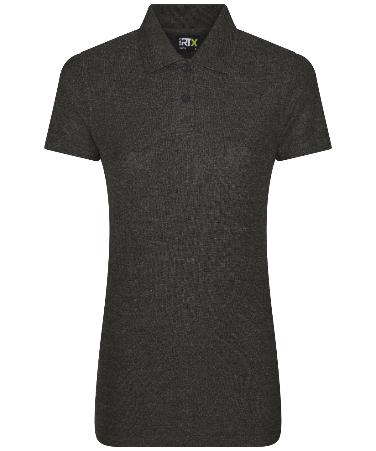 Tryck din logga på Piké från ProRTX - Anpassa Piké för damer i färgen Mörkgrå för företag, föreningar och privatpersoner