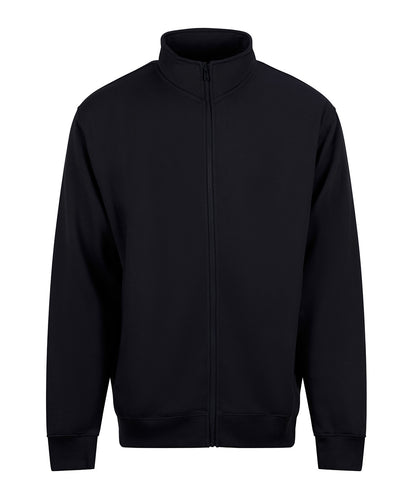 Tryck din logga på Sweatshirts från ProRTX - Anpassa Pro sweatshirt med full dragkedja i färgen Svart för företag, föreningar och privatpersoner