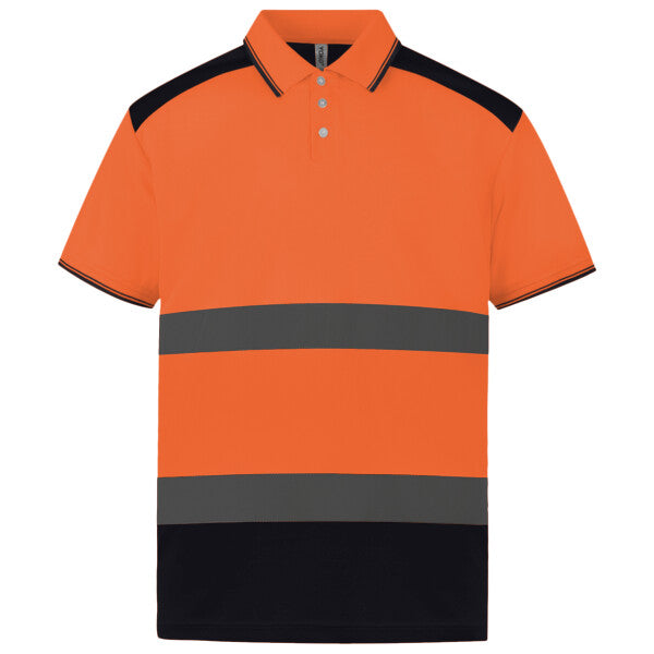 YOKO Hi-vis two-tone polo shirt YK104