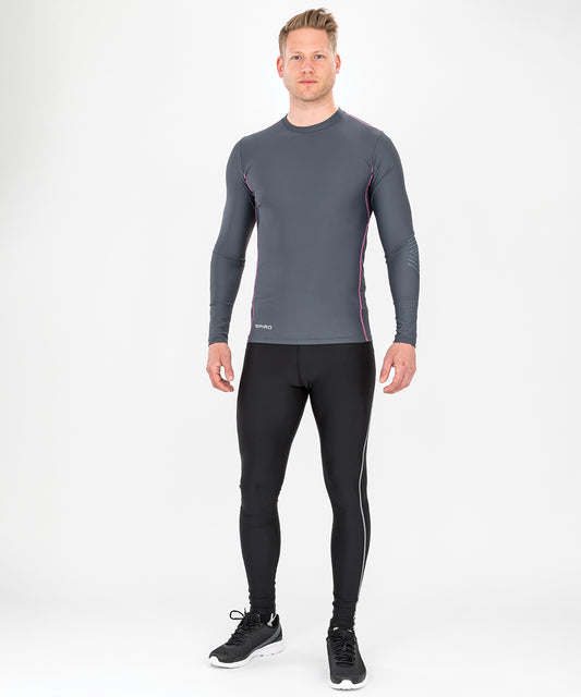 Tryck din logga på Underställ från Spiro - Anpassa (S251M) Spiro bodyfit baselayer leggings i färgen för företag, föreningar och privatpersoner