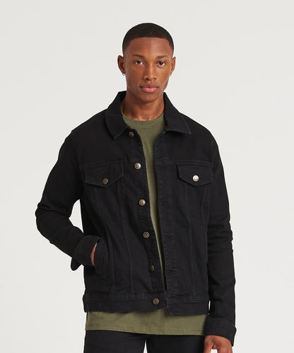 Tryck din logga på Jackor från AWDis So Denim - Anpassa Noah jeansjacka i färgen för företag, föreningar och privatpersoner