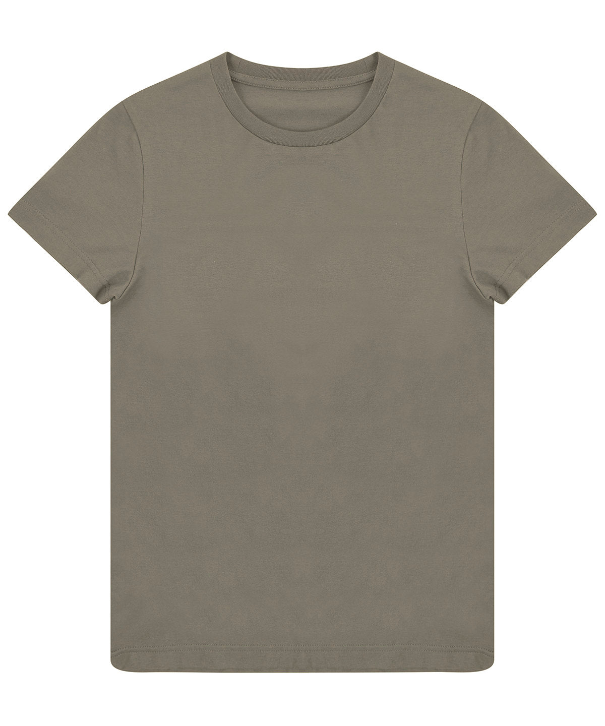 Tryck din logga på T-shirts från SF - Anpassa (SF130) Unisex hållbar produktion T i färgen Khaki för företag, föreningar och privatpersoner