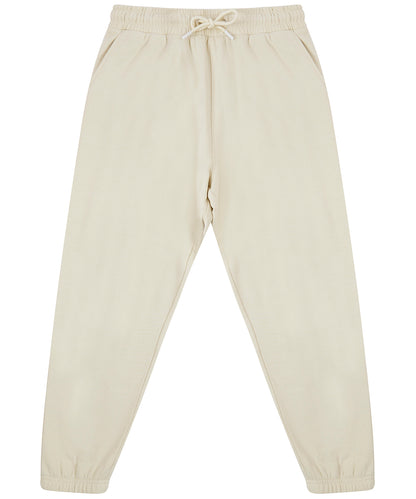 Tryck din logga på Mjukisbyxor från SF - Anpassa Unisex hållbara modejoggers med mudd i färgen Naturligt för företag, föreningar och privatpersoner