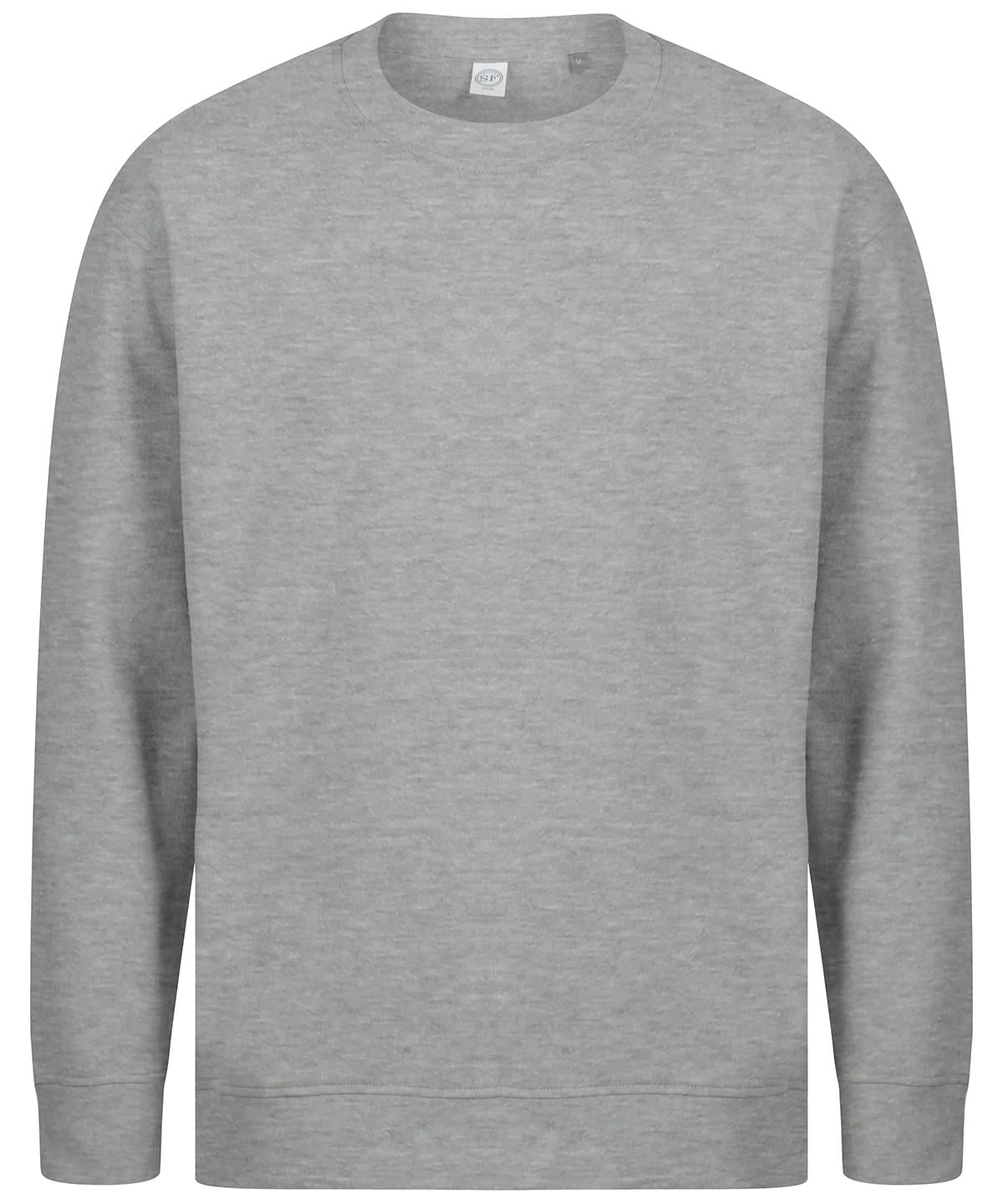 Tryck din logga på Sweatshirts från SF - Anpassa (SF530) Unisex sweatshirt med hållbart mode i färgen Ljunggrå för företag, föreningar och privatpersoner