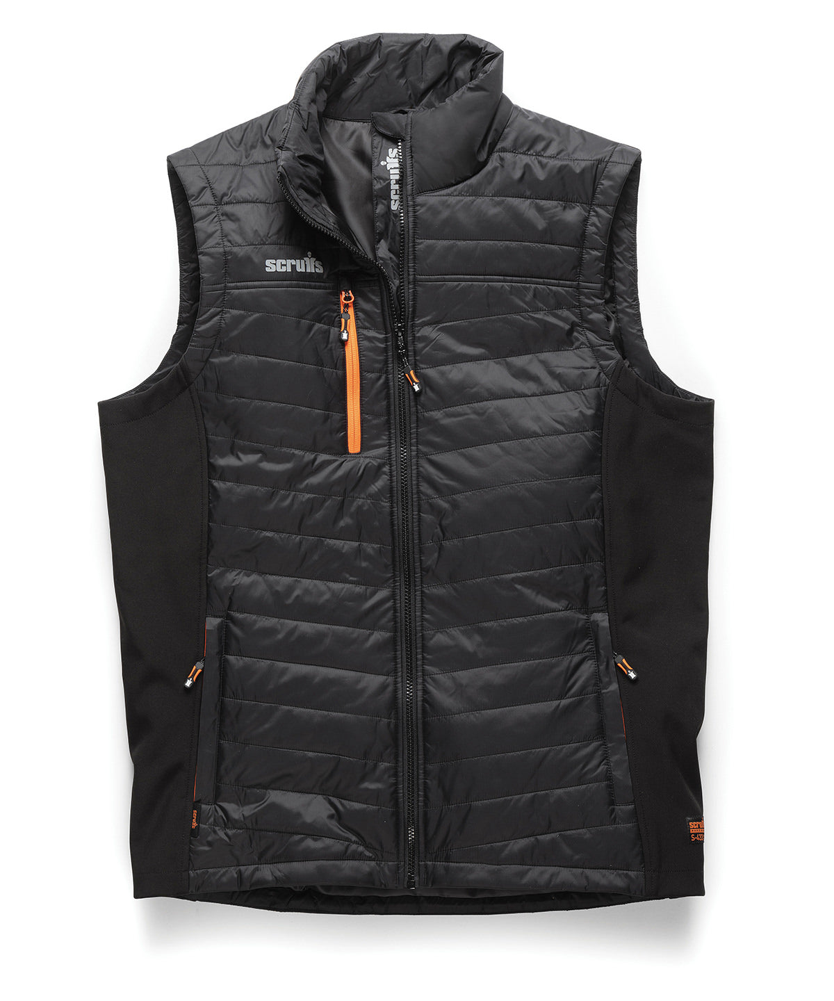 Tryck din logga på Termovästar från Scruffs - Anpassa (SH024) Trade bodywarmer i färgen Svart för företag, föreningar och privatpersoner