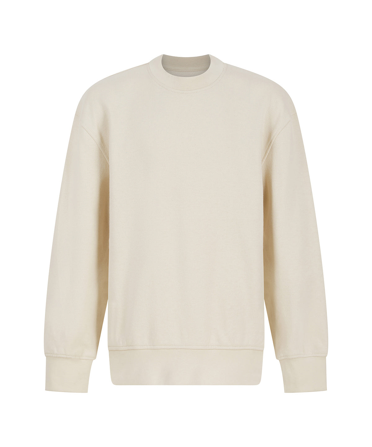 Tryck din logga på Sweatshirts från SF - Anpassa Barn hållbart mode sweatshirt med böjd fåll i färgen Ljusgrå för företag, föreningar och privatpersoner