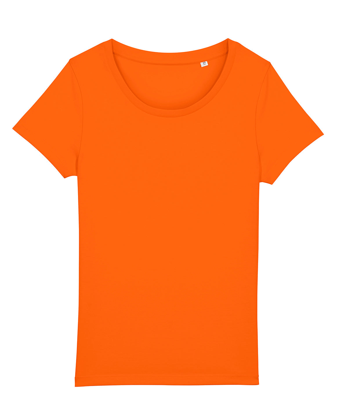 Tryck din logga på T-shirts från Stanley/Stella - Anpassa (SX088) Stella Jazzer the essential t-shirt för damer i färgen Mellan Orange för företag, föreningar och privatpersoner