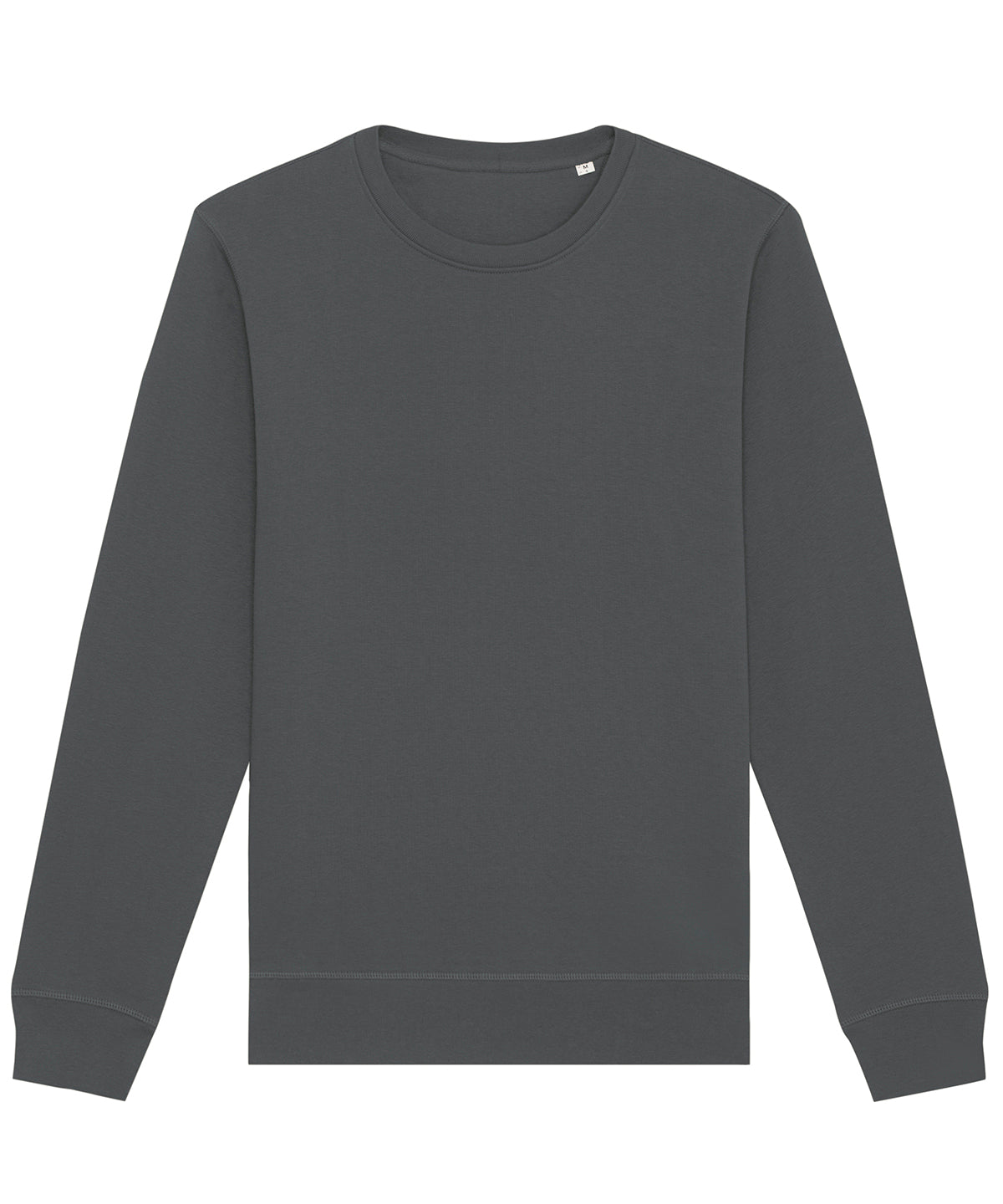 Tryck din logga på Sweatshirts från Stanley/Stella - Anpassa (SX137) Roller unisex sweatshirt med rund hals i färgen Mörkgrå för företag, föreningar och privatpersoner