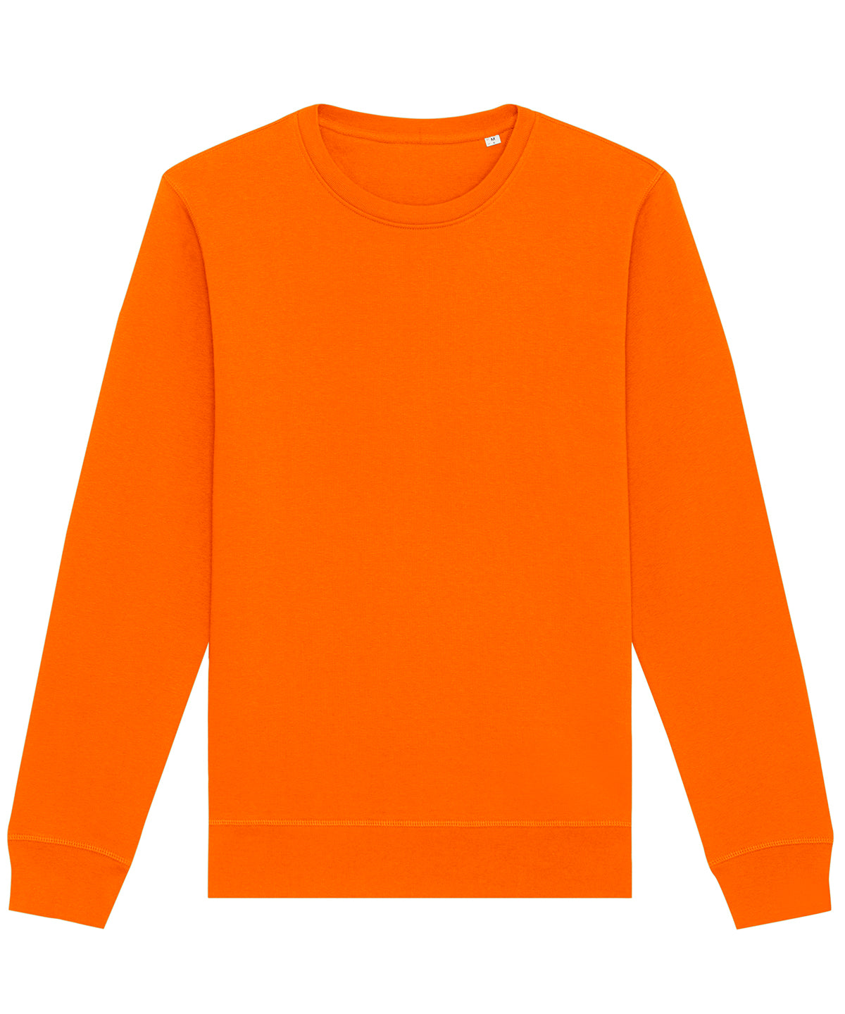 Tryck din logga på Sweatshirts från Stanley/Stella - Anpassa (SX137) Roller unisex sweatshirt med rund hals i färgen Neon orange för företag, föreningar och privatpersoner