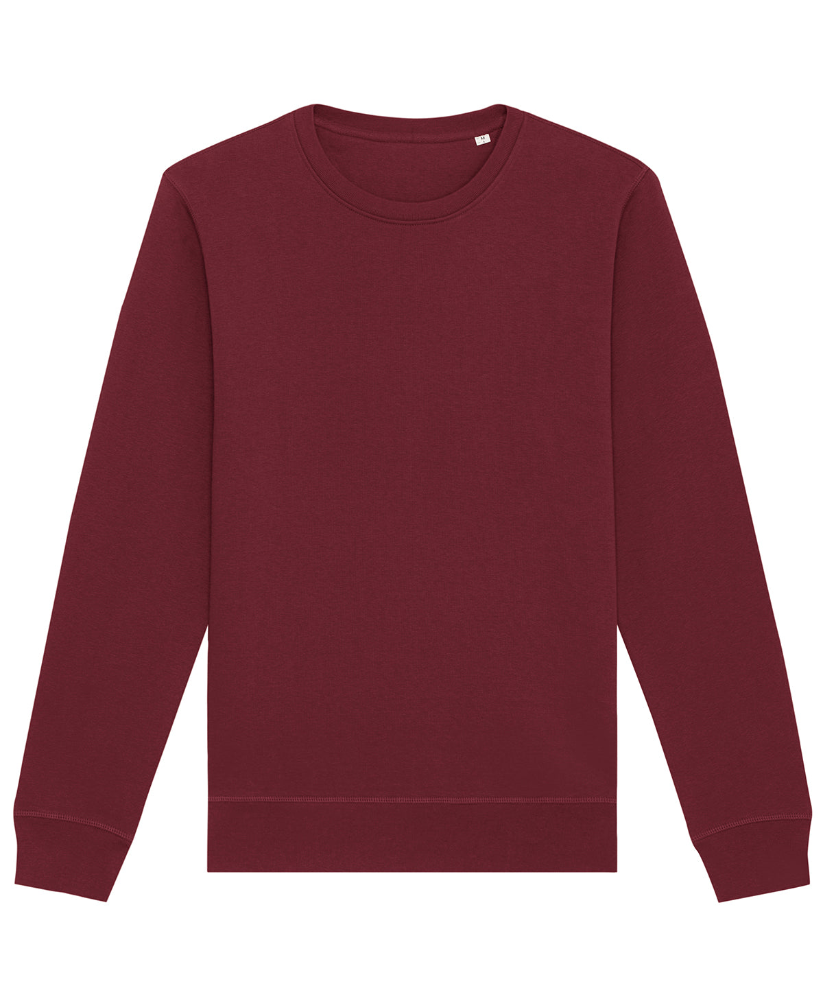 Tryck din logga på Sweatshirts från Stanley/Stella - Anpassa (SX137) Roller unisex sweatshirt med rund hals i färgen Burgundy för företag, föreningar och privatpersoner