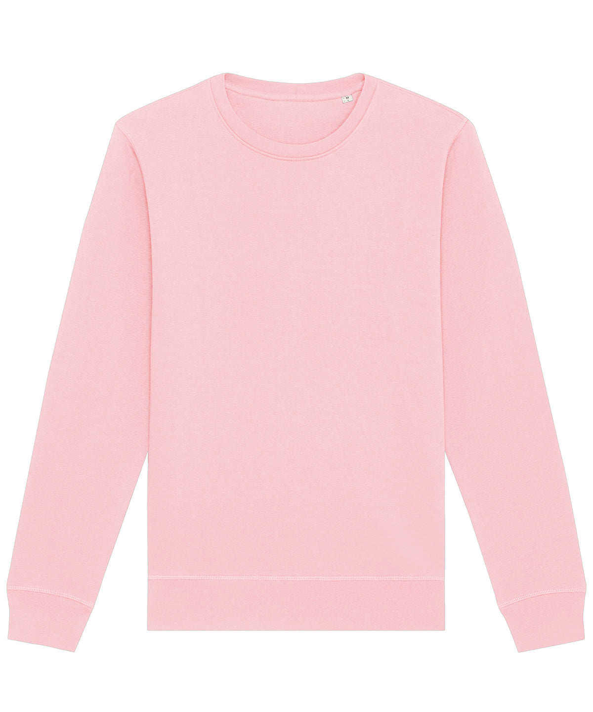 Tryck din logga på Sweatshirts från Stanley/Stella - Anpassa (2SX137) Roller unisex sweatshirt med rund hals i färgen Ljusrosa för företag, föreningar och privatpersoner