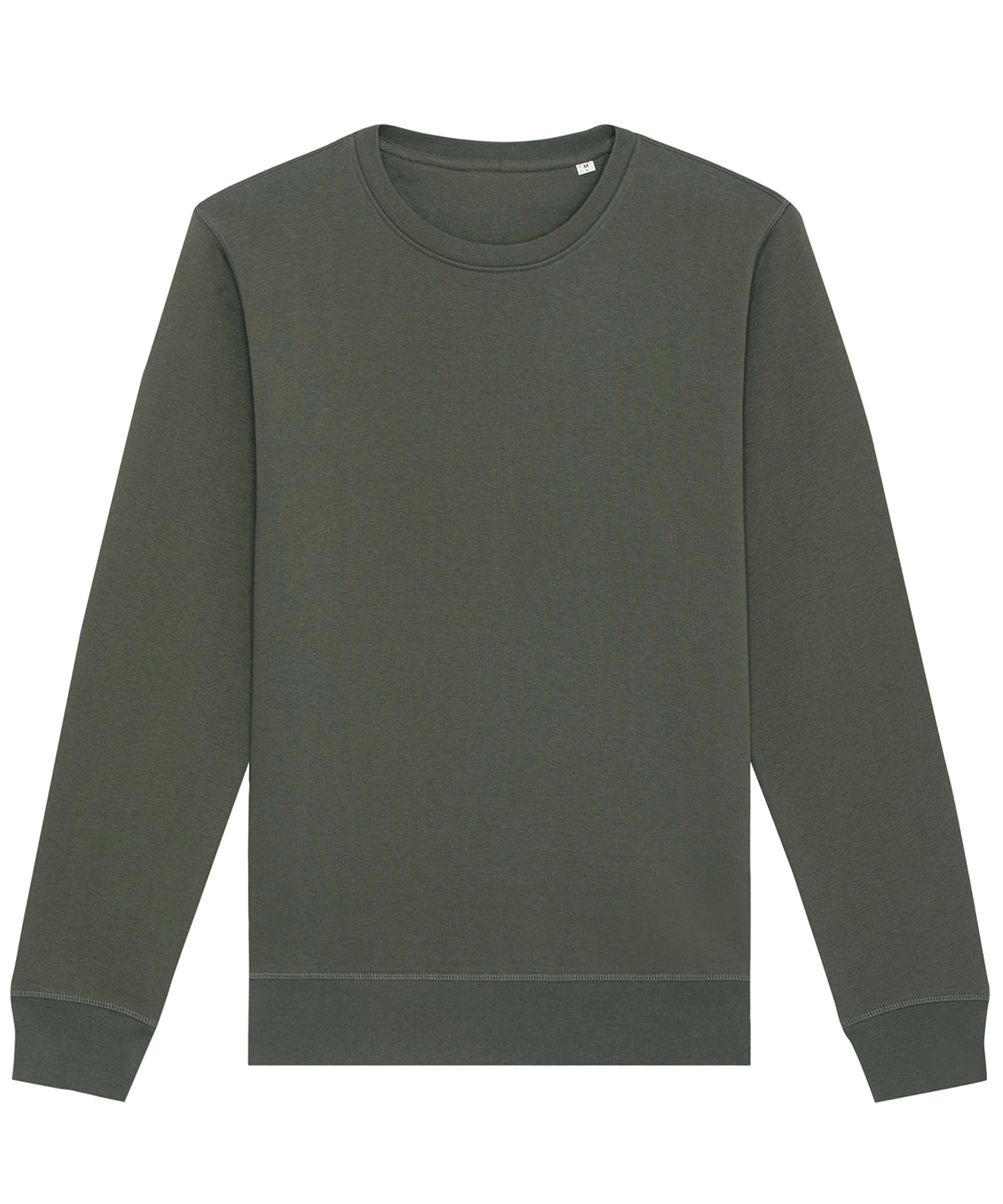 Tryck din logga på Sweatshirts från Stanley/Stella - Anpassa (3SX137) Roller unisex sweatshirt med rund hals i färgen Khaki för företag, föreningar och privatpersoner