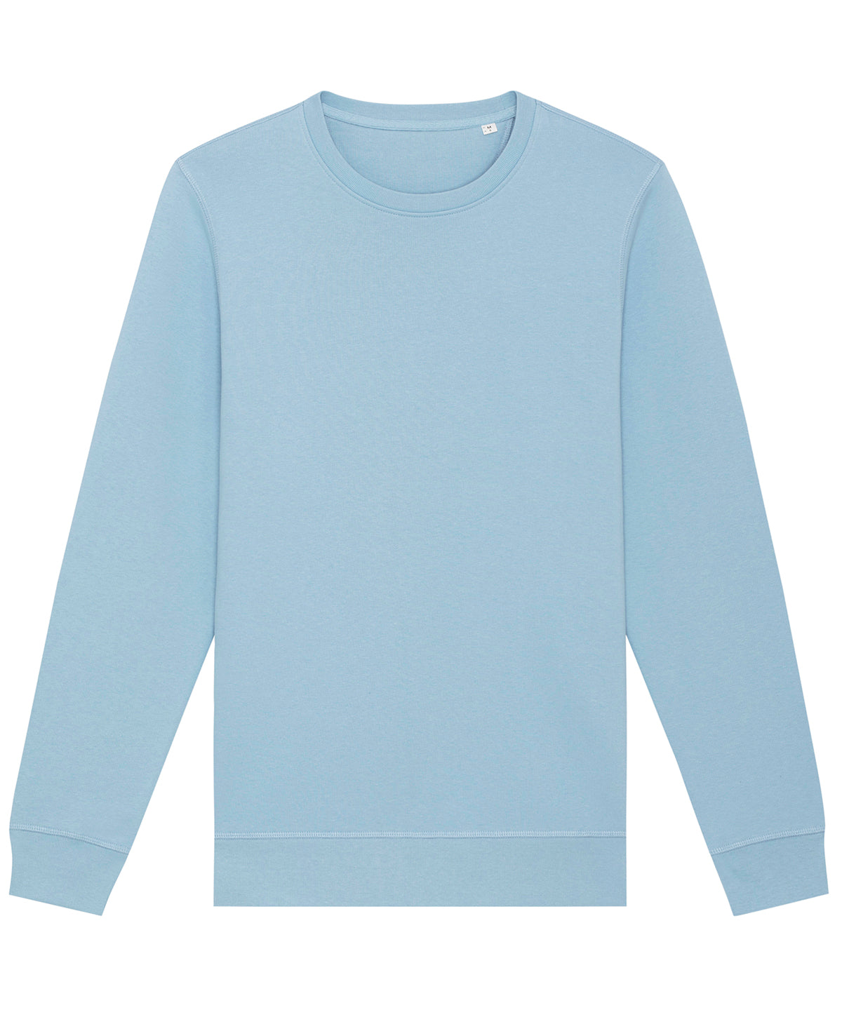 Tryck din logga på Sweatshirts från Stanley/Stella - Anpassa (4SX137) Roller unisex sweatshirt med rund hals i färgen Himmelblå för företag, föreningar och privatpersoner