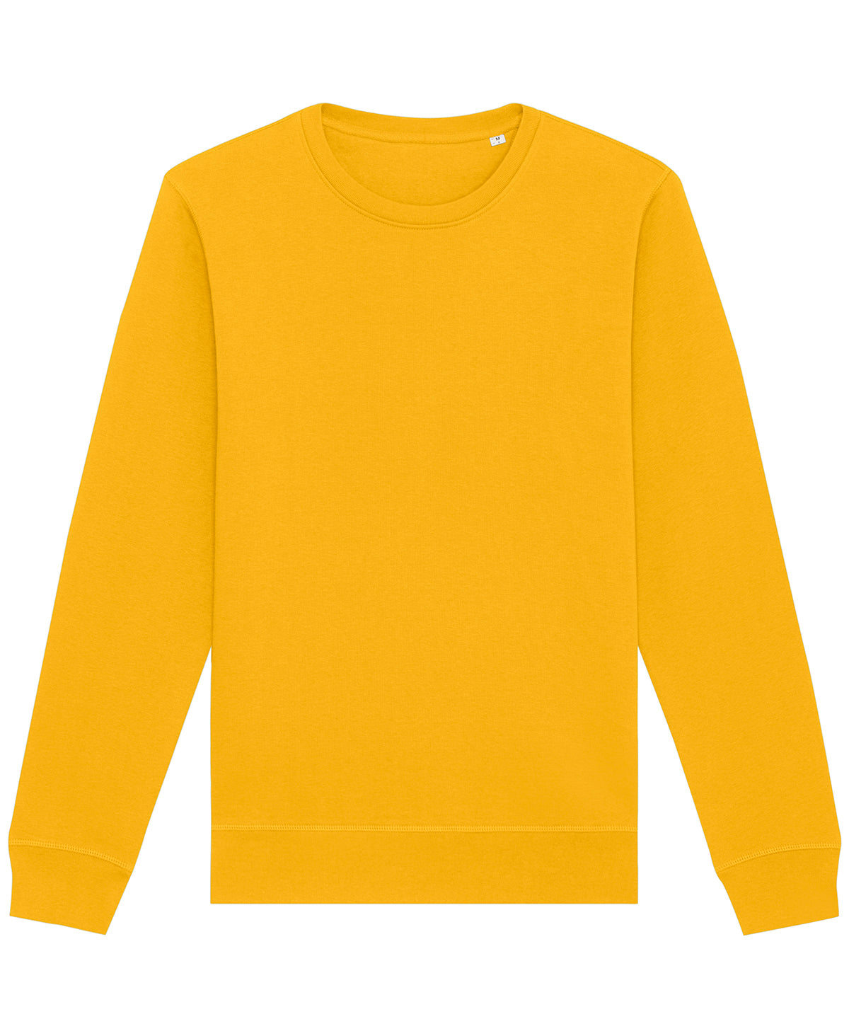 Tryck din logga på Sweatshirts från Stanley/Stella - Anpassa (4SX137) Roller unisex sweatshirt med rund hals i färgen Mörkgul för företag, föreningar och privatpersoner